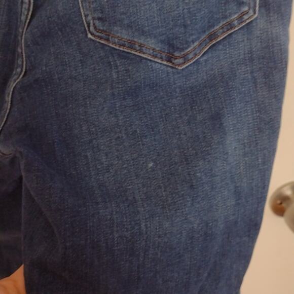 Madewell 9” Mid-rise Button Fly Raw Hem Skinny Jeans Size 28 Denim - Picture 12 of 13